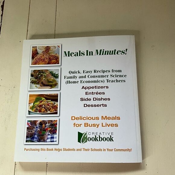 Meals In Minutes Cookbook Paperback Quick & Easy Recipes 2017 - Picture 11 of 11